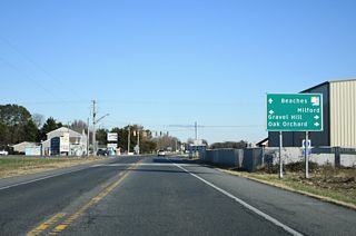 The unincorporated community of Gravel Hill lies at the crossroads of SR 30 and U.S. 9. Oak Orchard is an unincorporated community along Indian River Bay at the south end of SR 5.