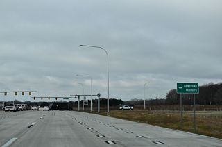 Construction of the North Millsboro Bypass included the realignment of John J. Williams Highway (SR 24 Business) north and Hollyville Road west to a new signalized intersection.