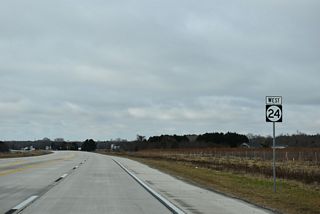 Opened to traffic on September 26, 2025, the North Millsboro Bypass is a controlled access roadway taking SR 24 west 2.1 miles to SR 20 (Hardscrabble Road) at U.S. 113 (Dupont Boulevard).