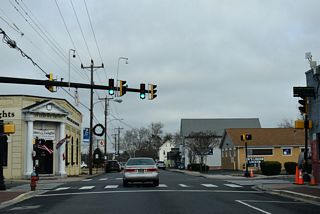 SR 24 Business (Main Street) east at the traffic light with State Street. State Street follows the Indian River southeast to Iron Branch Road and west to nearby W.B. Atkins Memorial Park.