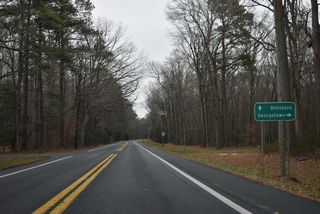 Shingle Point Road (Rd 249) provides a cut off from SR 30 (Gravel Hill Road) south to U.S. 9/SR 404 west for the Sussex County seat of Georgetown.