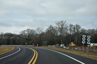 0.32 miles in length, the Gravel Hill Road Connector (Rd 248B) joins SR 24 along the North Millsboro Bypass with SR 30 (Gravel Hill Road).