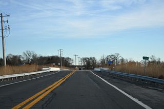 Crossing Duke Branch, SR 42 enters the town of Leipsic along 2nd Street.
