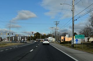 SR 36 continues northeast along Lakeview Avenue and Causey Avenue into Downtown Milford. The state route spurs east from SR 1 to Cedar Beach along Delaware Bay.
