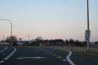 U.S. 13 (Sussex Highway) travels south from Bridgeville to Seaford and Salisbury, Maryland.