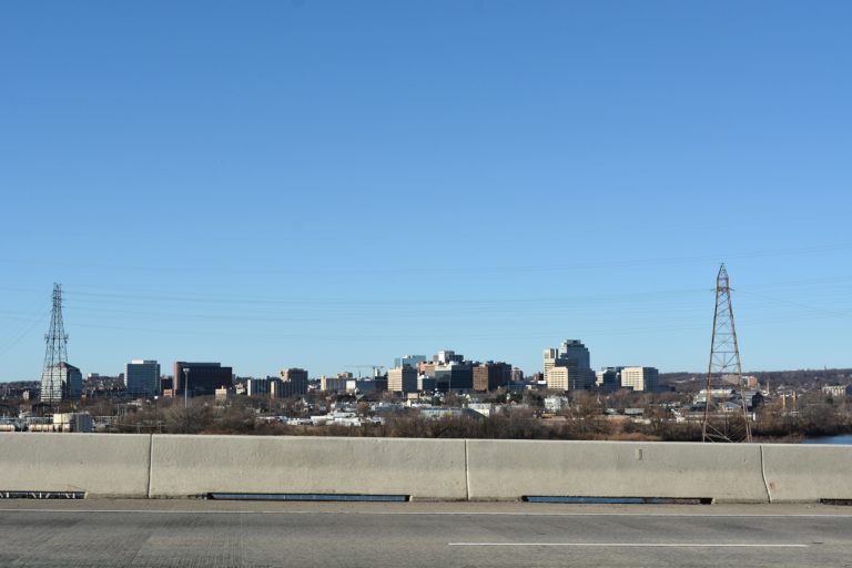 Wilmington, Delaware from Interstate 495