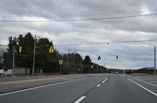 The south entrance to Summit Airport (EVY) ties into SR 71/896 at the signalized intersection with Victoria Drive east to the Summit Pond neighborhood.