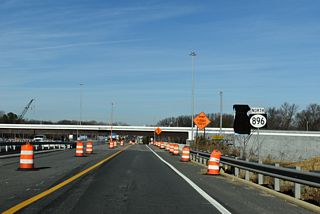 Historically a single loop ramp connected SR 896 with I-95 north while another loop ramp linked I-95 north with SR 896 north.