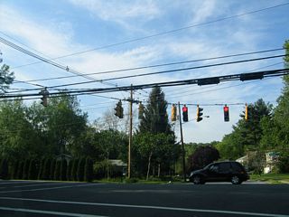 Casho Mill Road north at SR 273 (Nottingham Road).