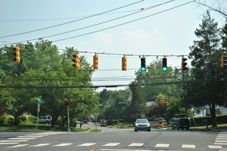 Delren Drive leads south from the Fairfield neighborhood to become Casho Mill Road at SR 273 (Nottingham Road).