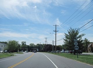 SR 2 and 896 shields previously posted ahead of Elkton Road on Casho Mill Road south.
