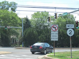 A second shield for SR 2, which should have been SR 2 Business, stood at Elkton Road.