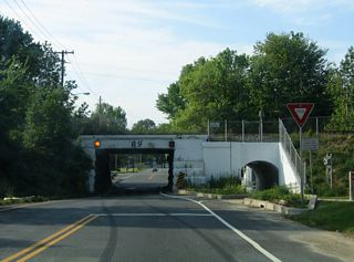 The vertical clearance of the CSX Railroad overpass on Casho Mill Road was just 8 feet 9 inches.