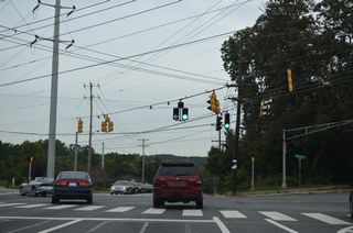 Margaret Street ties into the five way intersection with Cleveland Avenue and Chapel Street from the northeast.