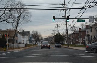 Cleveland Avenue east at North College Avenue.