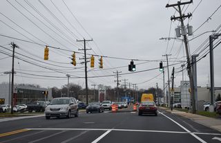 Cleveland Avenue east at Winner Boulevard following the road diet implemented in 2018.