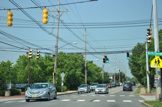 Cleveland Avenue west at N College Avenue.