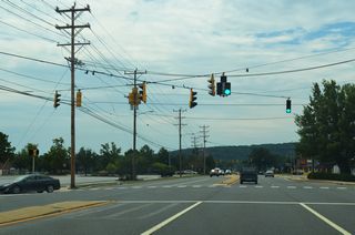 S College Avenue at Discovery Boulevard.