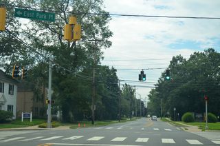 Park Place runs east from College Avenue along the south side of the UD campus.