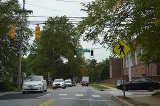 Park Place west at Academy Street.