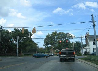S College Avenue represents the dividing line between W and E Park Place.