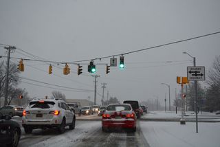 Wyoming Road east at Library Avenue.