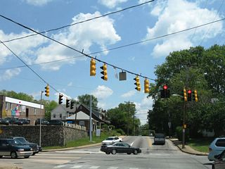 Broom Street north at Concord Avenue (SR 202).
