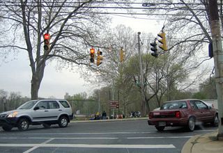 The north section of Broom Street ends at 18th Street next to Baynard Stadium and Brandywine Park.