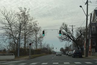 Jackson Street south at W 8th Street.