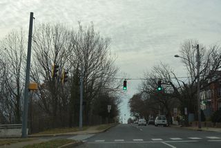 Jackson Street south at W 9th Street to Downtown Wilmington.