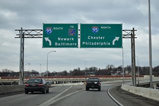 Replaced sign bridge for the flyovers joining MLK Boulevard with Interstate 95.