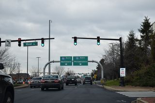 West Street provides access to Justison Landing along the Christina River and the Quaker Hill neighborhood.
