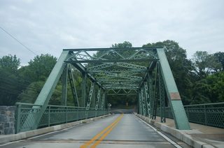 The Rising Sun Bridge is 193 feet in length.
