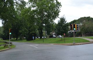 South Park Drive at Van Buren Street.