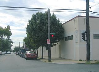 Jessup Street connects with the 16th Street Bridge south across Brandywine Creek to the Upper East Side neighborhood.