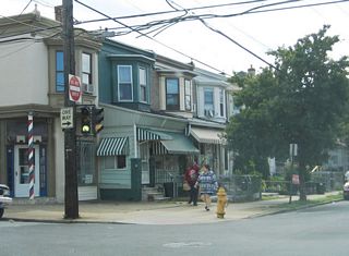 Vandever Avenue east at Jessup Street.