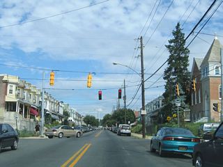 This section of Church Street flows north from E 13th Street to E 23rd Street. The section south of Brandywine Creek doubles as U.S. 13 north. Church Street here intersects Vandever Avenue two blocks south of Brown Burton Winchester Park.