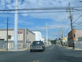 One block west of Pine Street at Jessup Street on Vandever Avenue west. Jessup Street heads south to the 16th Street Bridge. The span links with the Upper East Side neighborhood.