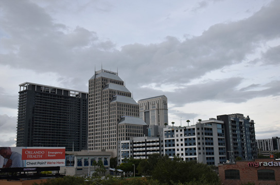 Interstate 4 east at Downtown Orlando, FL