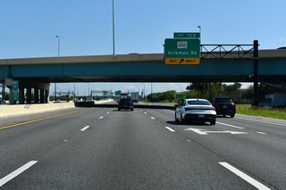 Universal Boulevard spans Interstate 4 east at Exit 75 B to SR 435 (Kirkman Road). Passing just east of Universal Orlando and Turkey Lake, SR 435 heads five miles north to SR 408 (Holland East-West Expressway) at Orlovista.