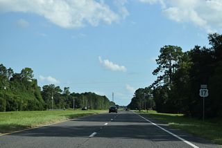 U.S. 17 south of Airpark Road.