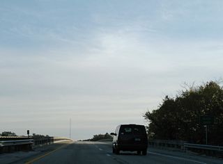 U.S. 17 spans Black Creek south from Fleming Island.
