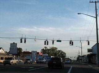 Orange Avenue south at Center Street in Green Cove Springs.