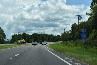 Signed as CR 209S, the southern branch of Clay County Road 209 runs 8.14 miles south along J.P. Hall, Jr. Memorial Highway to CR 214 (Decoy Road).