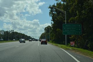CR 220 (Doctors Inlet Road) travels 9.77 miles west from U.S. 17 to Doctors Inlet, Rattlesnake Bend and SR 21 (Blanding Boulevard) at Middleburg.