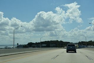 U.S. 17 crossing Doctors Inlet south onto Creighton Island from Orange Park in Clay County, Florida