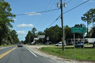 The city of Keystone Heights is seven miles north of SR 26 and Melrose along SR 21.