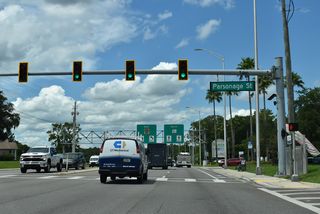 Traffic lights were added along SR 21 at Parsonage Street and Middleburg Village Center in 2022.