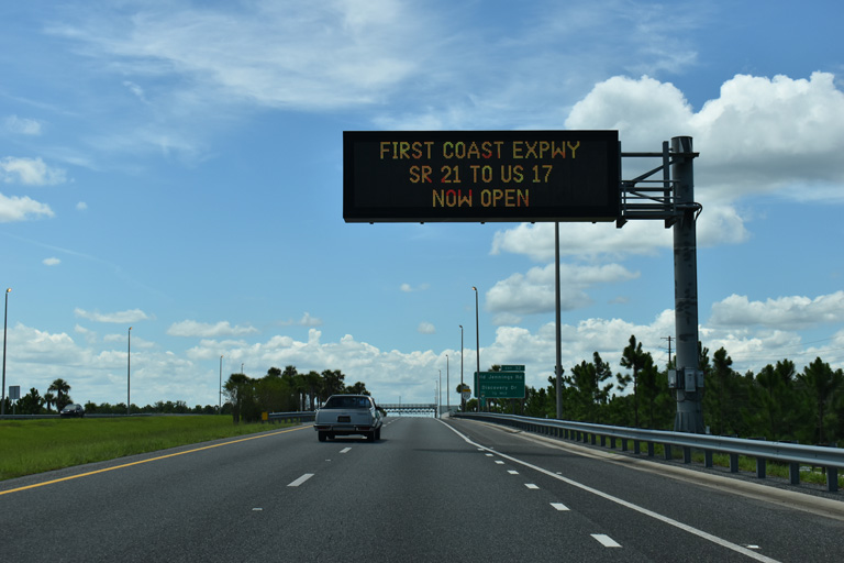 First Coast Expressway SR 21 to US 17 Now Open