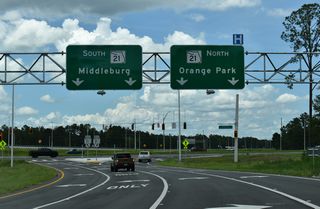 SR 21 overall travel south to SR 20 east of Hawthorne and north to U.S. 17 (Roosevelt Boulevard) at Avondale in Jacksonville.